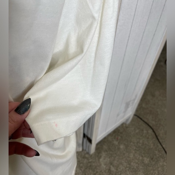 VINTAGE Cabo San Lucas Shirt Medium 90s Cotton Graphic Logo Fish Glitter - Picture 6 of 7